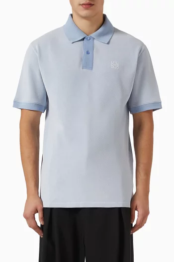 تي شيرت بولو بشعار الماركة قطن