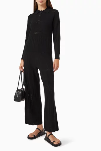 بنطال ألياج صوف وكشمير