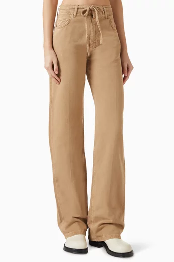 Sylvie Straight-leg Jeans in Denim