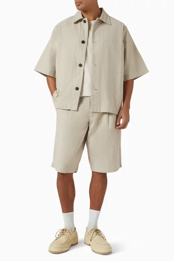 Loose Fit Shorts in Cotton-twill