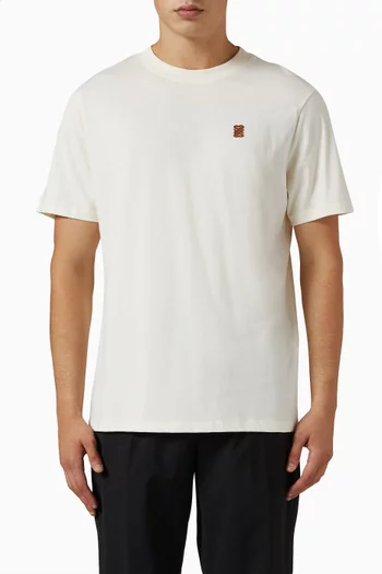 Logo Patch T-shirt in Cotton