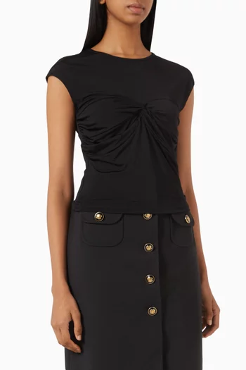 Abi Draped T-shirt