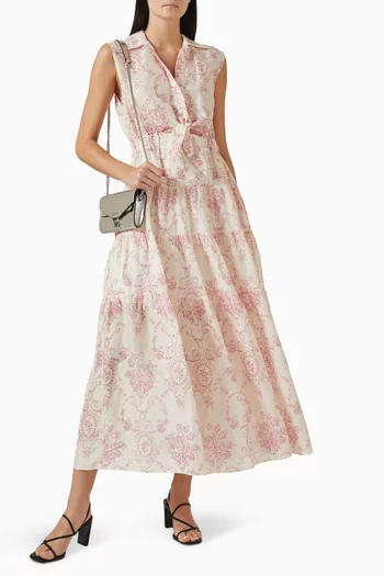 فستان كانبيرا فيسكوز وكتان