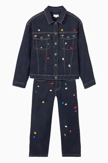 Cabochon Jacket in Denim