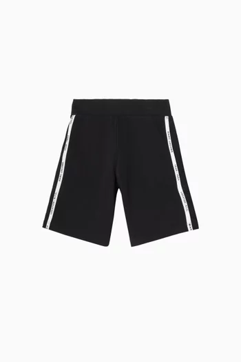 Logo Tape Sweatshorts in Cotton
