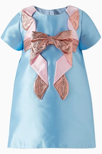 Origami Bow Shift Dress & Bloomers