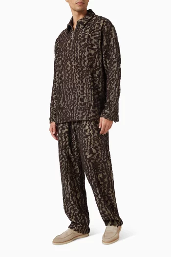 تي شيرت بولو سموكي كروشيه