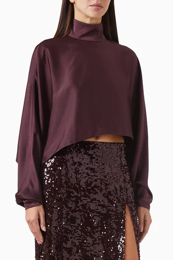 Kaftan-style Top in Satin
