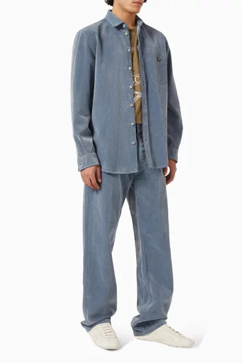 تي شيرت بشعار الماركة قطن