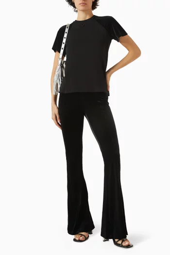 Velours T-shirt in Cotton