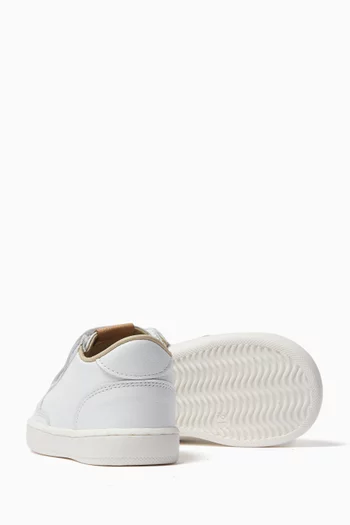 Double Strap Sneakers in Leather