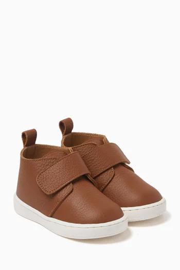 Single Strap Boots in Leather
