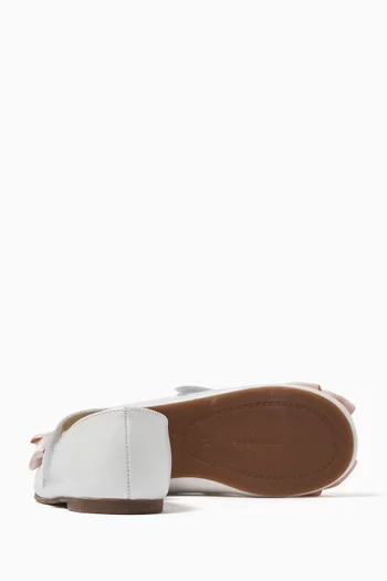 Bow Embellished Ballerinas