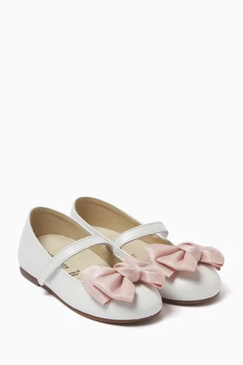 Bow Embellished Ballerinas