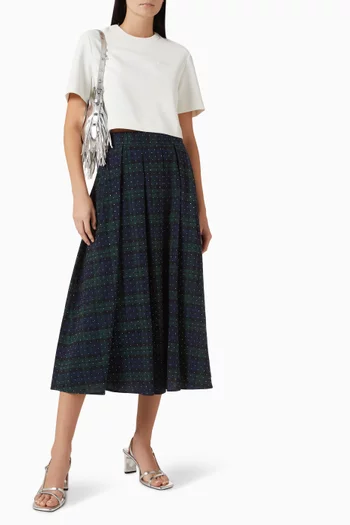 Liquel Cropped Top in Crepe