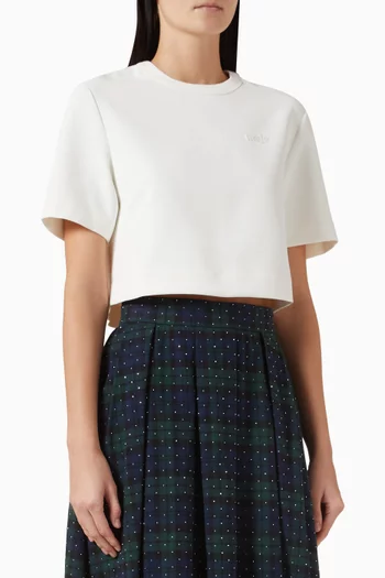 Liquel Cropped Top in Crepe