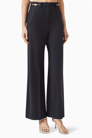 بنطال بدلة مزين بسلسلة