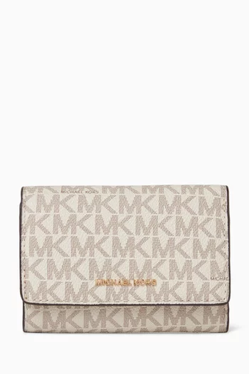 Bryant Trifold Wallet in Logo Canvas