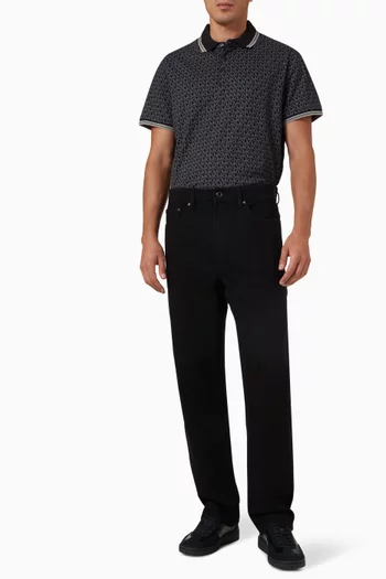 Greenwich MK-monogram Polo Shirt in Cotton