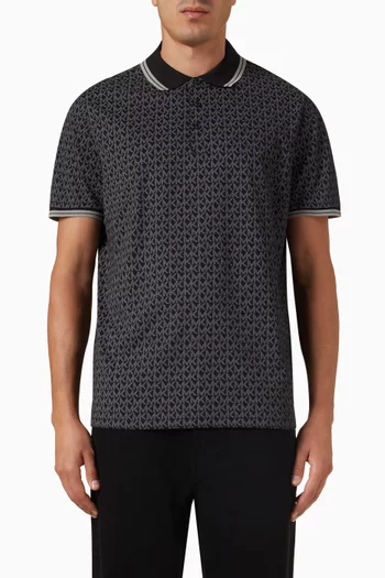 Greenwich MK-monogram Polo Shirt in Cotton