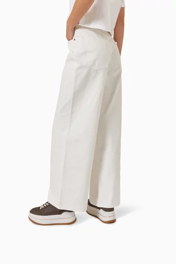 Hayes Platform Sneakers in Signature Canvas