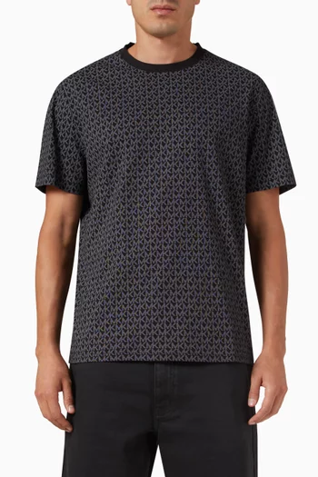 MK-monogram T-Shirt in Cotton