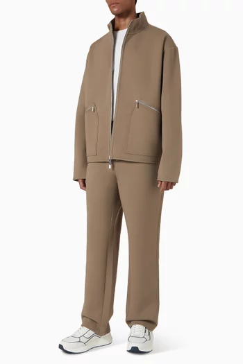 Drawstring Jogger Pants in Cotton Blend