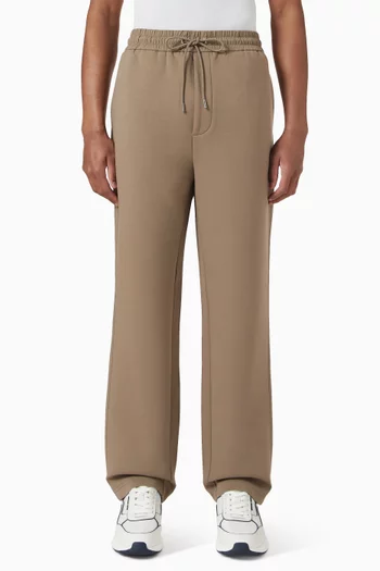 Drawstring Jogger Pants in Cotton Blend
