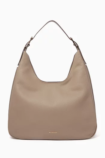 حقيبة هوبو نوليتا كبيرة جلد حبيبي