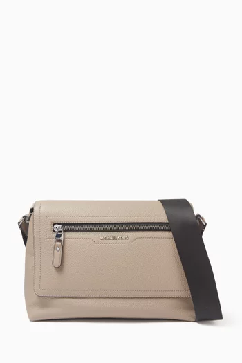 Small Hudson Messenger Bag in Leather