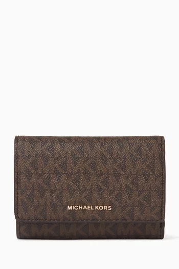 Bryant Trifold Wallet in Logo Canvas