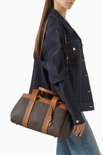 Small Romee Bag in Logo Canvas