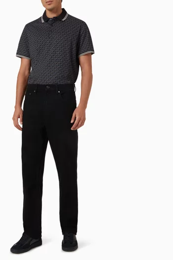 Finn Straight-fit Jeans in Stretch-denim