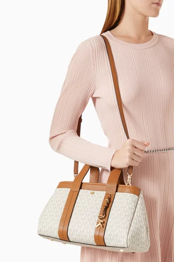 Small Romee Bag in Logo Canvas