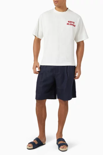 Nevis Bermuda Shorts in Hemp-blend