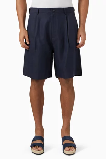 Nevis Bermuda Shorts in Hemp-blend