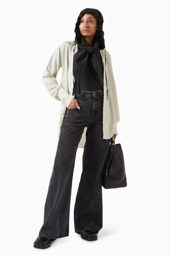 Hooded Stole in Nylon Blend