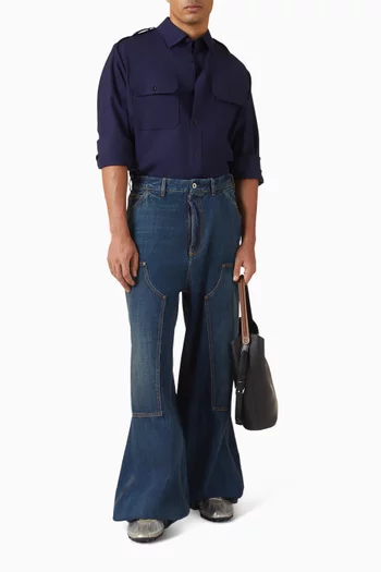 Button-up Shirt in Wool