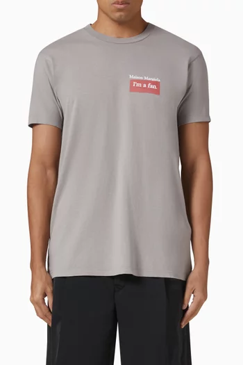 Logo-patch T-shirt in Cotton-jersey