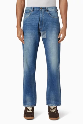 Tapered Leg Jeans in Denim