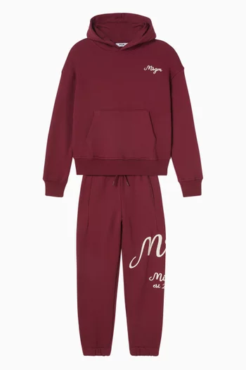 Logo Hoodie in Cotton Fleece