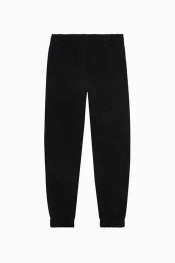 Logo Sweatpants in Cotton Fleece