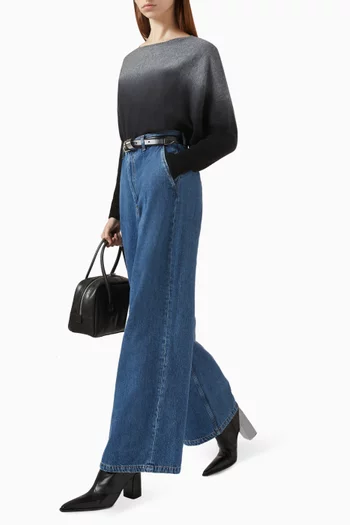 سترة جيسي مصبوغة نسيج كشمير