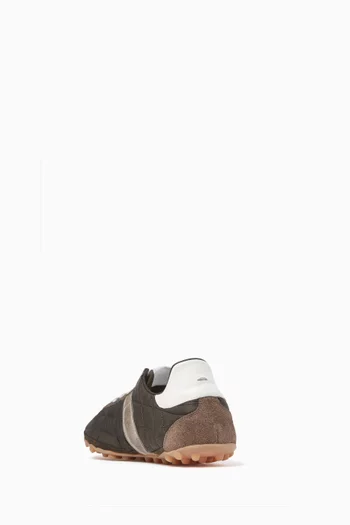 Sprinter Sneakers in Cotton-drill & Suede