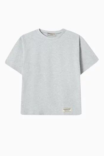 Oversized T-shirt in Organic Cotton-blend