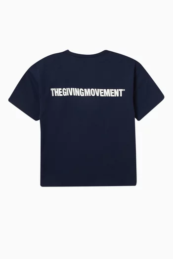 Oversized T-shirt in Organic Cotton-blend