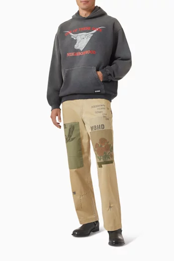 كنزة بغطاء رأس سافيدج صوف قطني نيبر هود × ون اوف ذيس ديز