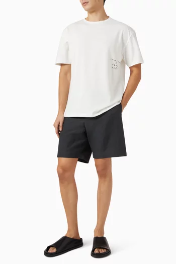 Drawstring Shorts in Linen