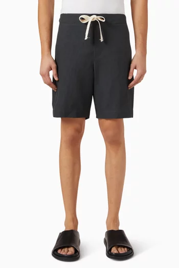Drawstring Shorts in Linen