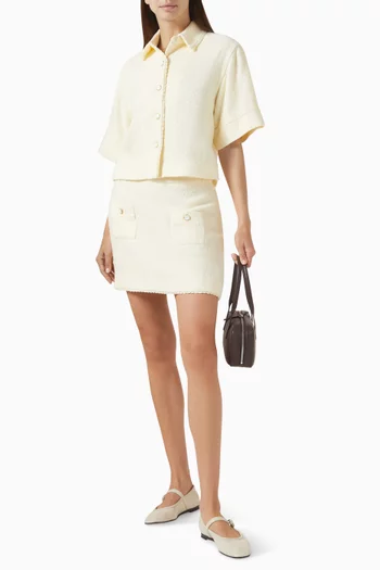 Khloe Shirt in Tweed